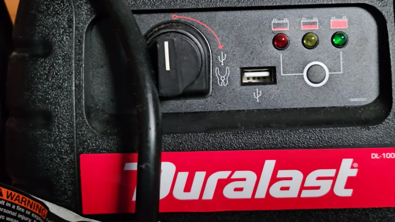 How to charge portable jump starter