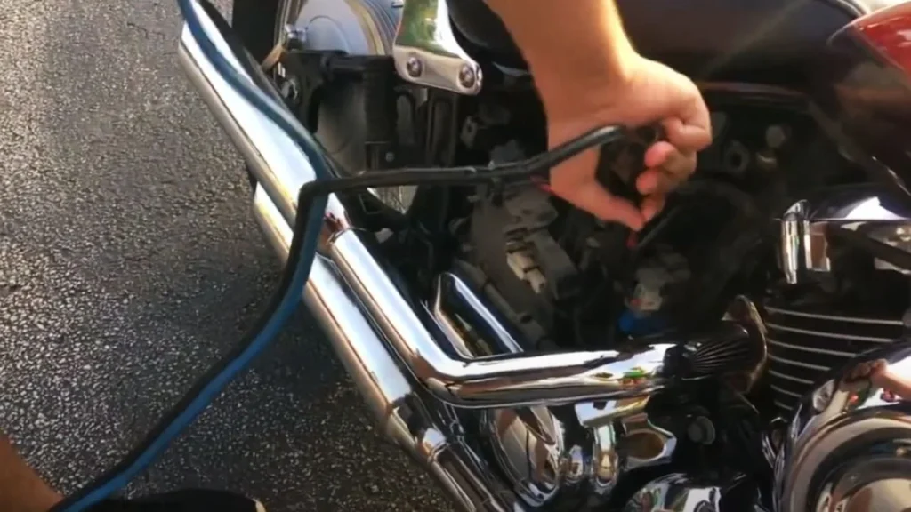 How to jump start motorcycle battery?