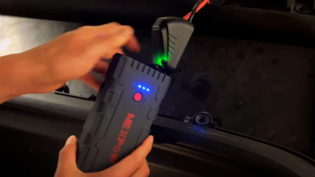 Connect the Jump Starter to the 12V Battery