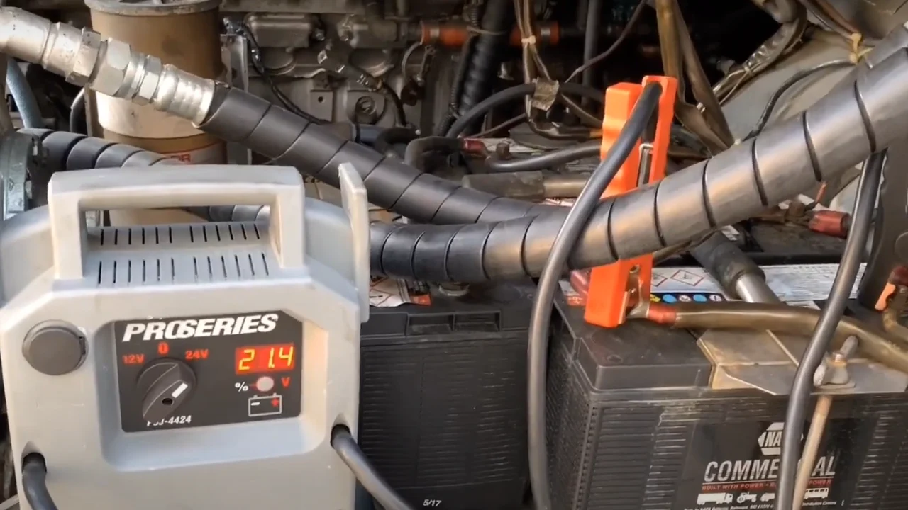 how to jump start a 24 volt system​