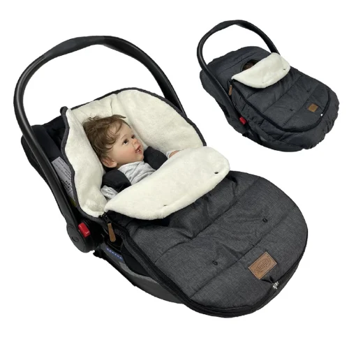 funlife 4 in 1 Premium Waterproof Universal Anti-Wind Infant Car Seat Cover