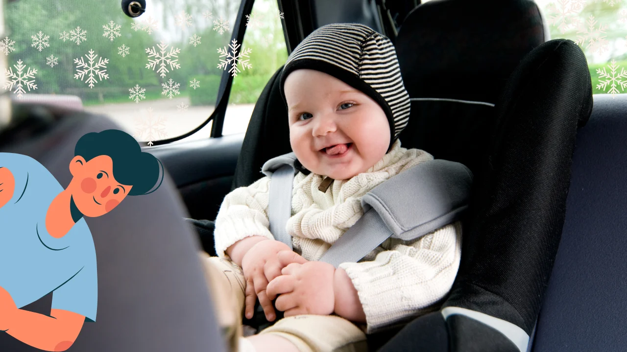 how to keep baby warm in car seat